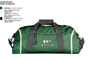 Duffle Bag, Wachusett Regional High School Ice Hockey, Ice Hockey, Teamtime, Team time, sublimation, custom sports apparel, team uniforms, spirit wear, spiritwear, sports uniforms, custom shirts, team store, custom team store, fundraiser sports, apparel fundraiser