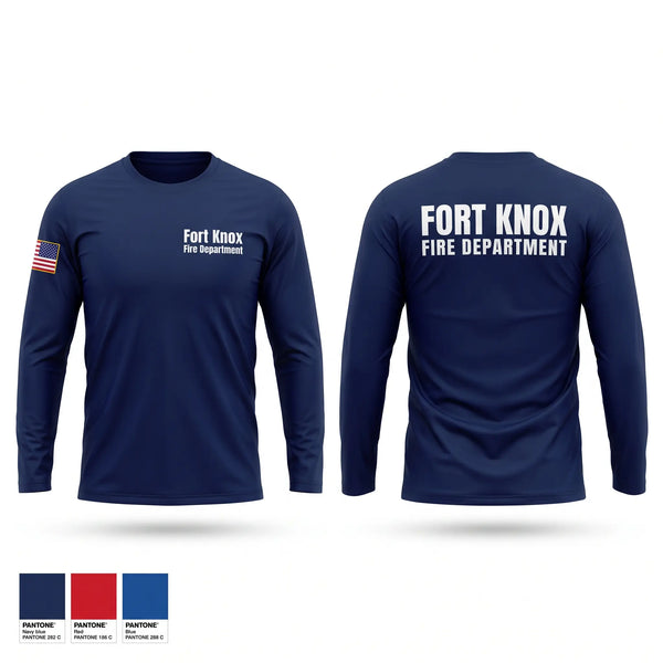 Long Sleeve Performance Shirt, Fort Knox Fire Department, Fire Department, Teamtime, Team time, sublimation, custom sports apparel, team uniforms, spirit wear, spiritwear, sports uniforms, custom shirts, team store, custom team store, fundraiser sports, apparel fundraiser