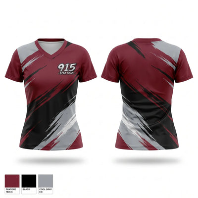 EPBA KAOS Women's Short Sleeve V-neck Shirt - 1