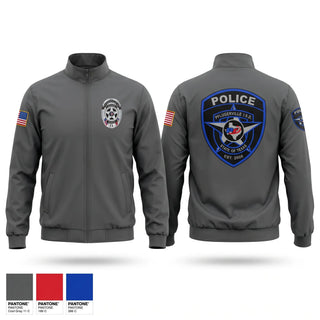 Windbreaker, Pflugerville ISD Police Department, Police, Teamtime, Team time, sublimation, custom sports apparel, team uniforms, spirit wear, spiritwear, sports uniforms, custom shirts, team store, custom team store, fundraiser sports, apparel fundraiser