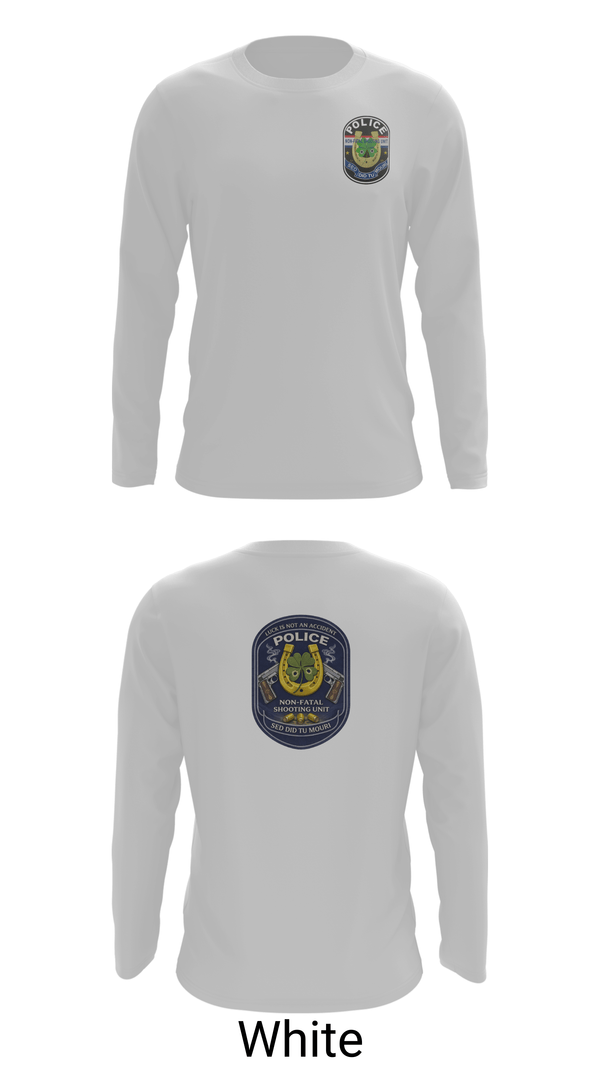 Long Sleeve Performance Shirt, Non Fatal Shooting Unit, Police, Teamtime, Team time, sublimation, custom sports apparel, team uniforms, spirit wear, spiritwear, sports uniforms, custom shirts, team store, custom team store, fundraiser sports, apparel fundraiser