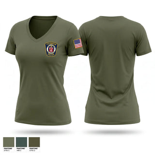 Womens Short Sleeve Vneck Shirt, Colebrook Police Department, Police, Teamtime, Team time, sublimation, custom sports apparel, team uniforms, spirit wear, spiritwear, sports uniforms, custom shirts, team store, custom team store, fundraiser sports, apparel fundraiser