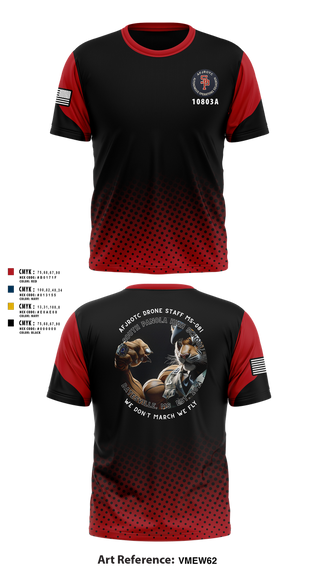 Short Sleeve Performance Shirt, AFJROTC MS-081 DRONE TEAM, , Teamtime, Team time, sublimation, custom sports apparel, team uniforms, spirit wear, spiritwear, sports uniforms, custom shirts, team store, custom team store, fundraiser sports, apparel fundraiser