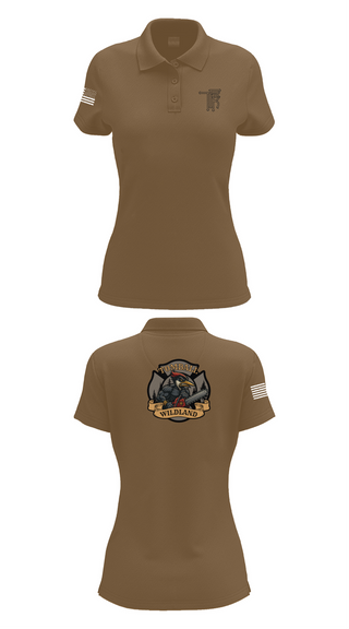 Womens Short Sleeve Performance Polo, Tomball Wildland, , Teamtime, Team time, sublimation, custom sports apparel, team uniforms, spirit wear, spiritwear, sports uniforms, custom shirts, team store, custom team store, fundraiser sports, apparel fundraiser