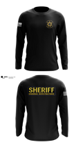 Claiborne County Sheriffs Office Criminal Investigations Long Sleeve Performance Shirt - 3