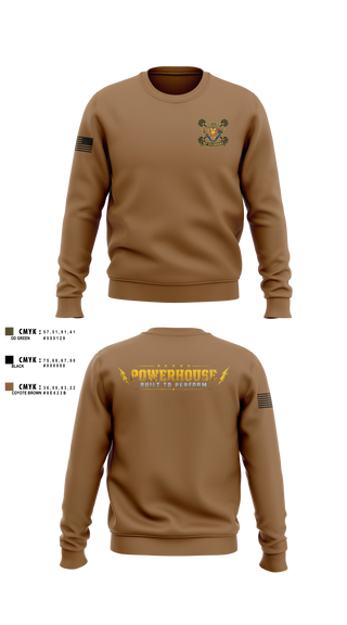 Crew Neck Sweatshirt, 59th ORD BDE, Army, Teamtime, Team time, sublimation, custom sports apparel, team uniforms, spirit wear, spiritwear, sports uniforms, custom shirts, team store, custom team store, fundraiser sports, apparel fundraiser