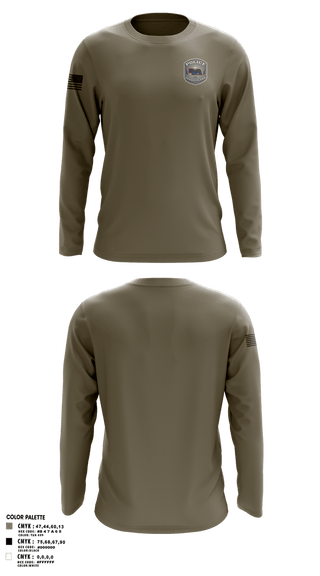 Long Sleeve Performance Shirt, Grand Island Police Department, Police, Teamtime, Team time, sublimation, custom sports apparel, team uniforms, spirit wear, spiritwear, sports uniforms, custom shirts, team store, custom team store, fundraiser sports, apparel fundraiser