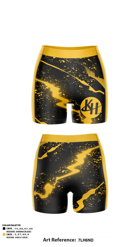 Track Shorts, Kenowa Hills Volleyball, Women's Volleyball, Teamtime, Team time, sublimation, custom sports apparel, team uniforms, spirit wear, spiritwear, sports uniforms, custom shirts, team store, custom team store, fundraiser sports, apparel fundraiser