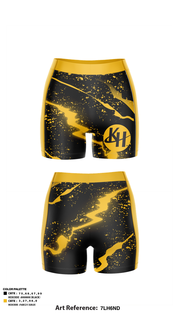 Track Shorts, Kenowa Hills Volleyball, Women's Volleyball, Teamtime, Team time, sublimation, custom sports apparel, team uniforms, spirit wear, spiritwear, sports uniforms, custom shirts, team store, custom team store, fundraiser sports, apparel fundraiser