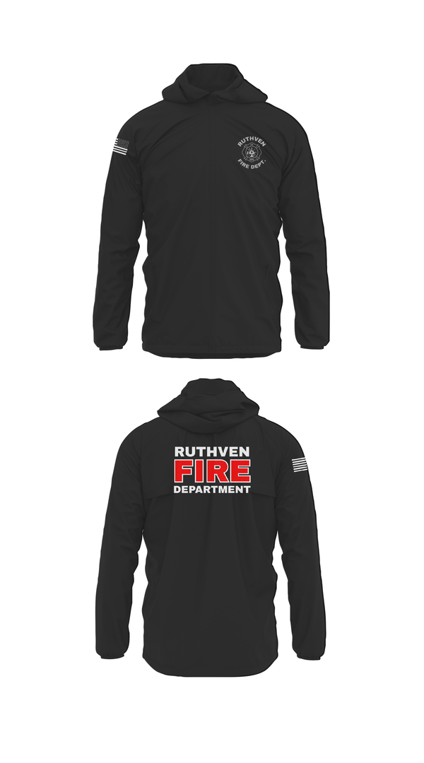 Windbreaker, Ruthven Fire Department, Fire Department, Teamtime, Team time, sublimation, custom sports apparel, team uniforms, spirit wear, spiritwear, sports uniforms, custom shirts, team store, custom team store, fundraiser sports, apparel fundraiser