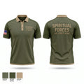 Spiritual Forces The Lords Army Short Sleeve Performance Polo - 1