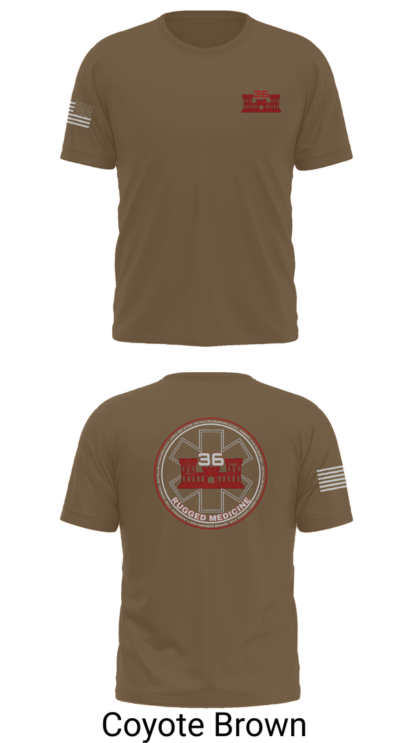 Short Sleeve Performance Shirt, 36 Engineer Brigade, Army, Teamtime, Team time, sublimation, custom sports apparel, team uniforms, spirit wear, spiritwear, sports uniforms, custom shirts, team store, custom team store, fundraiser sports, apparel fundraiser