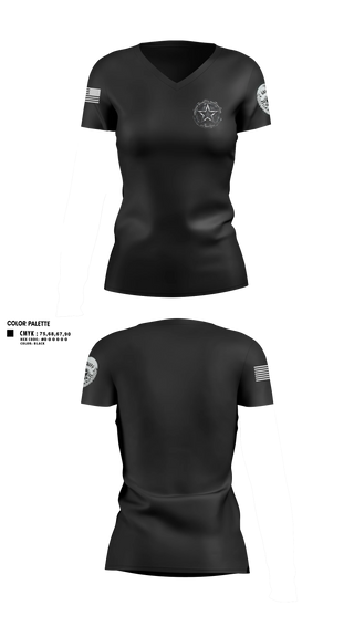 Womens Short Sleeve Vneck Shirt, Lonestar Security and Investigations, LLC, Police, Teamtime, Team time, sublimation, custom sports apparel, team uniforms, spirit wear, spiritwear, sports uniforms, custom shirts, team store, custom team store, fundraiser sports, apparel fundraiser