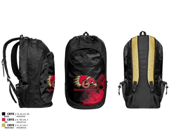Gear Bag, Calaveras Jr RedHawks, , Teamtime, Team time, sublimation, custom sports apparel, team uniforms, spirit wear, spiritwear, sports uniforms, custom shirts, team store, custom team store, fundraiser sports, apparel fundraiser