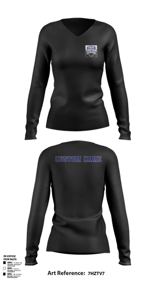 Womens Long Sleeve Vneck Shirt, East Senior High School Band, Spirit Store, Teamtime, Team time, sublimation, custom sports apparel, team uniforms, spirit wear, spiritwear, sports uniforms, custom shirts, team store, custom team store, fundraiser sports, apparel fundraiser