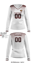 Eau Claire Middle School Volleyball 13905361 Women's Long Sleeve V-neck Shirt - 2