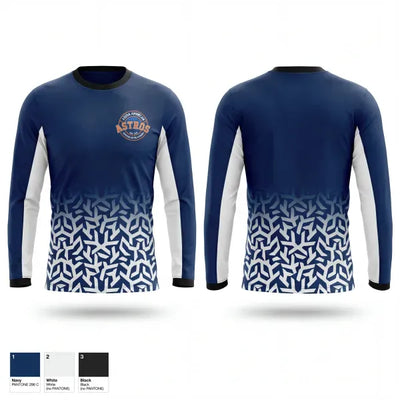 Astros 39678954 Long Sleeve Performance Shirt 1