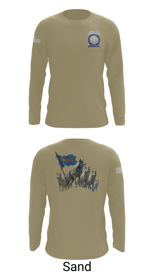 Long Sleeve Performance Shirt, GSP POST 5 DALTON, Police, Teamtime, Team time, sublimation, custom sports apparel, team uniforms, spirit wear, spiritwear, sports uniforms, custom shirts, team store, custom team store, fundraiser sports, apparel fundraiser