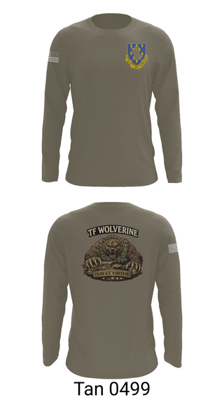 Long Sleeve Performance Shirt, 3-337 TSBN, Army, Teamtime, Team time, sublimation, custom sports apparel, team uniforms, spirit wear, spiritwear, sports uniforms, custom shirts, team store, custom team store, fundraiser sports, apparel fundraiser