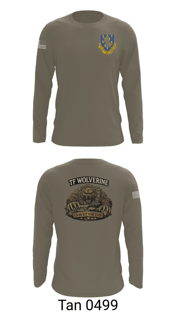 Long Sleeve Performance Shirt, 3-337 TSBN, Army, Teamtime, Team time, sublimation, custom sports apparel, team uniforms, spirit wear, spiritwear, sports uniforms, custom shirts, team store, custom team store, fundraiser sports, apparel fundraiser