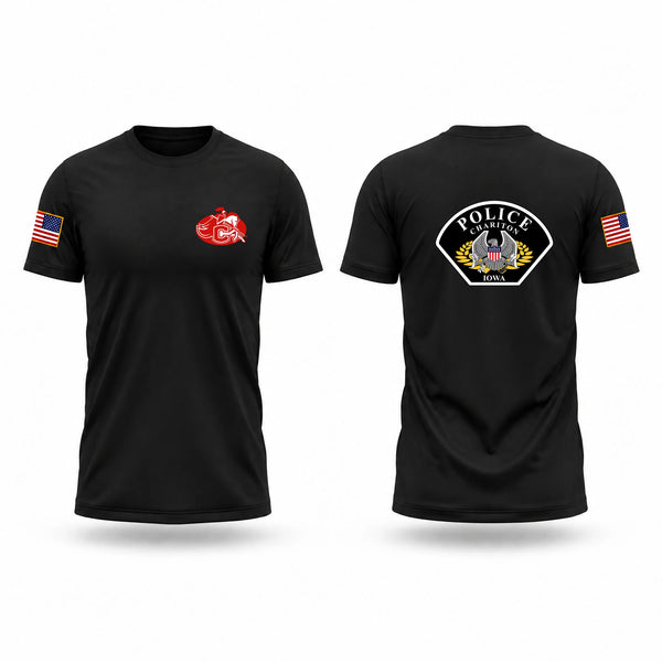 Chariton Police Department Old School Cotton Feel Shirt - 1