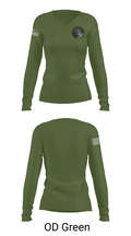 Naval Computer and Telecoms Station 86798210 Women's Long Sleeve V-neck Shirt - 54