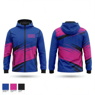 Windbreaker, Georgia Express, Softball, Teamtime, Team time, sublimation, custom sports apparel, team uniforms, spirit wear, spiritwear, sports uniforms, custom shirts, team store, custom team store, fundraiser sports, apparel fundraiser