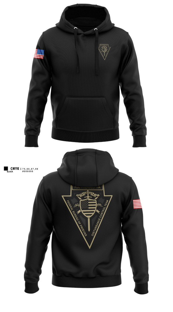 Hoodie, FDC Philadelphia DCT, Police, Teamtime, Team time, sublimation, custom sports apparel, team uniforms, spirit wear, spiritwear, sports uniforms, custom shirts, team store, custom team store, fundraiser sports, apparel fundraiser