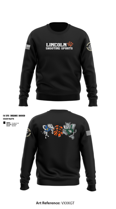 Lincoln Shooting Sports 63668873 Crew Neck Sweatshirt - 1