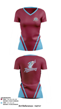Talladega College Women’s Soccer 63992332 Women's Short Sleeve V-neck Shirt - 3