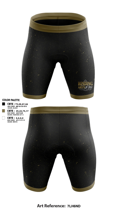 Binding Arts Jiu Jitsu 87523355 Men's Compression Shorts - 25