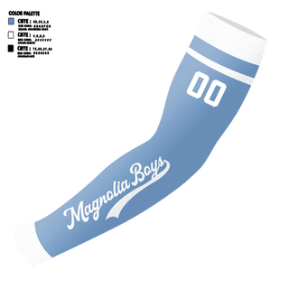 Arm Sleeve, MAGNOLIA BOYS, Baseball, Teamtime, Team time, sublimation, custom sports apparel, team uniforms, spirit wear, spiritwear, sports uniforms, custom shirts, team store, custom team store, fundraiser sports, apparel fundraiser