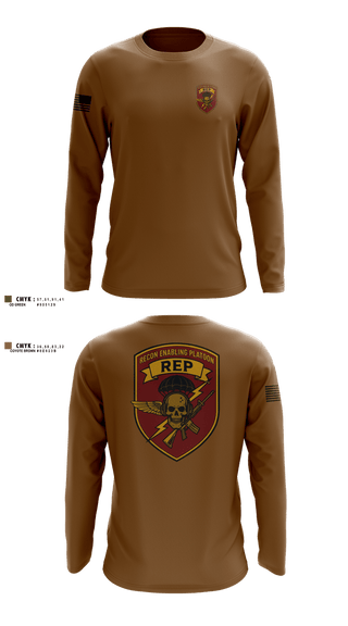 Long Sleeve Performance Shirt, 3D Force Recon REP, Marines, Teamtime, Team time, sublimation, custom sports apparel, team uniforms, spirit wear, spiritwear, sports uniforms, custom shirts, team store, custom team store, fundraiser sports, apparel fundraiser