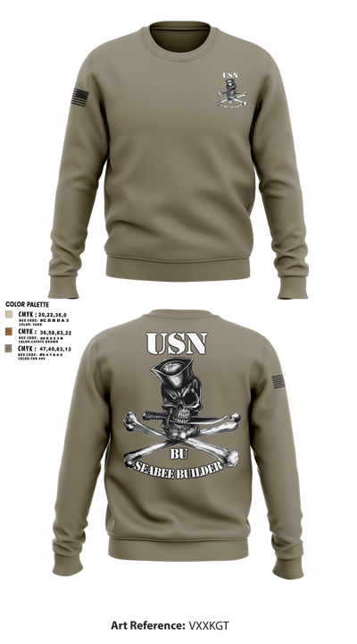 NMCB-25 17597723 Crew Neck Sweatshirt - 3