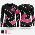 Club Khaos 55785430 Women's Long Sleeve V-neck Shirt - 1