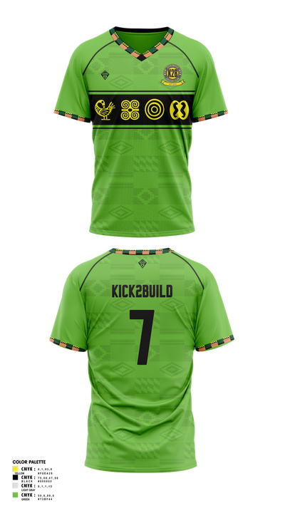 Kick 2 Build Soccer Club 89318431 Mens Soccer Jersey - 5