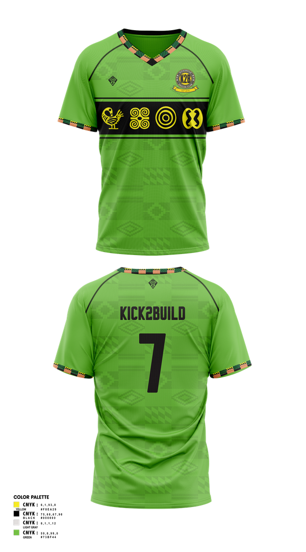 Mens Soccer Jersey, Kick 2 Build Soccer Club, Men's Soccer, Teamtime, Team time, sublimation, custom sports apparel, team uniforms, spirit wear, spiritwear, sports uniforms, custom shirts, team store, custom team store, fundraiser sports, apparel fundraiser
