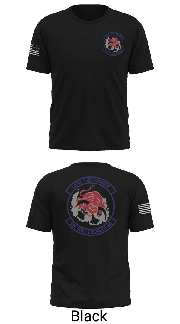 Short Sleeve Performance Shirt, 92 CES, Air Force, Teamtime, Team time, sublimation, custom sports apparel, team uniforms, spirit wear, spiritwear, sports uniforms, custom shirts, team store, custom team store, fundraiser sports, apparel fundraiser