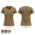 2nd Squad, PED PLT, B Co, 3rd MI BN, 501st MI BDE Women's Short Sleeve V-neck Shirt - 1