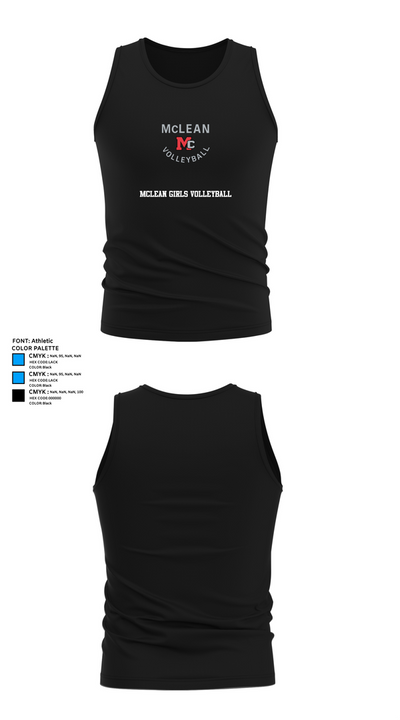 McLean Girls Volleyball 64290393 Tank Top - 32