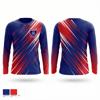 Long Sleeve Performance Shirt, California District 66 Little League, Baseball, Teamtime, Team time, sublimation, custom sports apparel, team uniforms, spirit wear, spiritwear, sports uniforms, custom shirts, team store, custom team store, fundraiser sports, apparel fundraiser