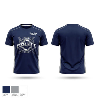 Short Sleeve Performance Shirt, Excel Elite Softball, Softball, Teamtime, Team time, sublimation, custom sports apparel, team uniforms, spirit wear, spiritwear, sports uniforms, custom shirts, team store, custom team store, fundraiser sports, apparel fundraiser