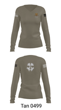 23 CABS 22910633 Women's Long Sleeve V-neck Shirt - 77