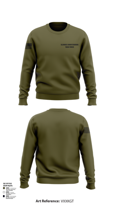 Illinois Counterdrug Task Force 54341154 Crew Neck Sweatshirt - 12