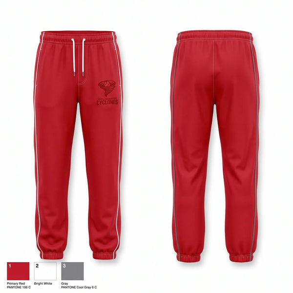Sweatpants, South Charleston Cyclones, Baseball, Teamtime, Team time, sublimation, custom sports apparel, team uniforms, spirit wear, spiritwear, sports uniforms, custom shirts, team store, custom team store, fundraiser sports, apparel fundraiser