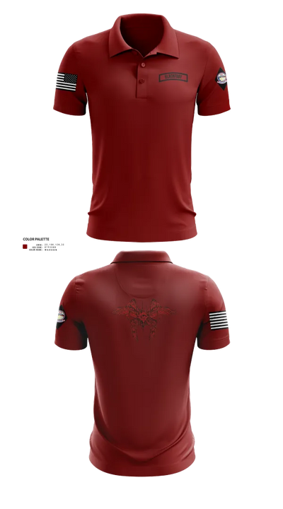 Blackfoot 2nd platoon 36446718 Short Sleeve Performance Polo - 102