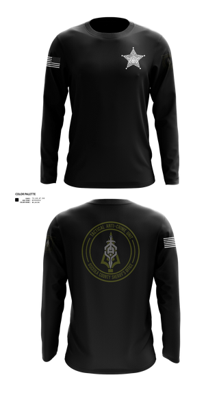 Long Sleeve Performance Shirt, OCSO TAC UNIT, Police, Teamtime, Team time, sublimation, custom sports apparel, team uniforms, spirit wear, spiritwear, sports uniforms, custom shirts, team store, custom team store, fundraiser sports, apparel fundraiser