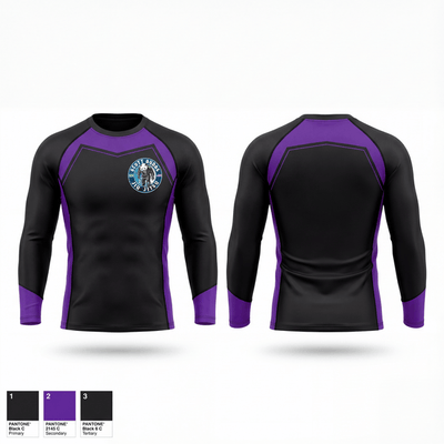 Scott Audas Jiu Jitsu 35907331 Long Sleeve Rash Guard Shirt - 3