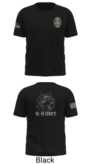 Short Sleeve Performance Shirt, Farmersville Police K9 Unit, Police, Teamtime, Team time, sublimation, custom sports apparel, team uniforms, spirit wear, spiritwear, sports uniforms, custom shirts, team store, custom team store, fundraiser sports, apparel fundraiser