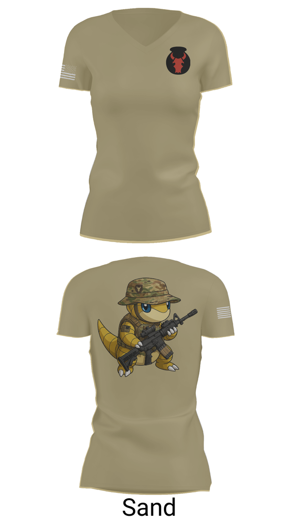 Womens Short Sleeve Vneck Shirt, , National Guard, Teamtime, Team time, sublimation, custom sports apparel, team uniforms, spirit wear, spiritwear, sports uniforms, custom shirts, team store, custom team store, fundraiser sports, apparel fundraiser